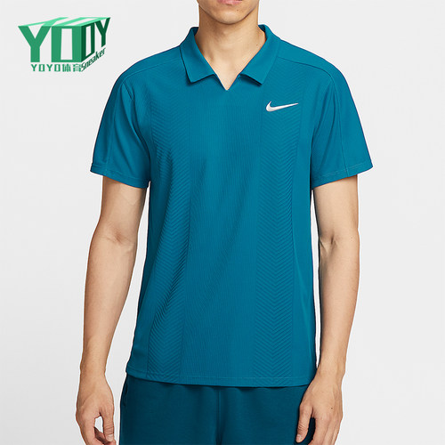 Nike/耐克正品NikeCourtSlamDri-FITADV网球经典POLO衫HM6753-301