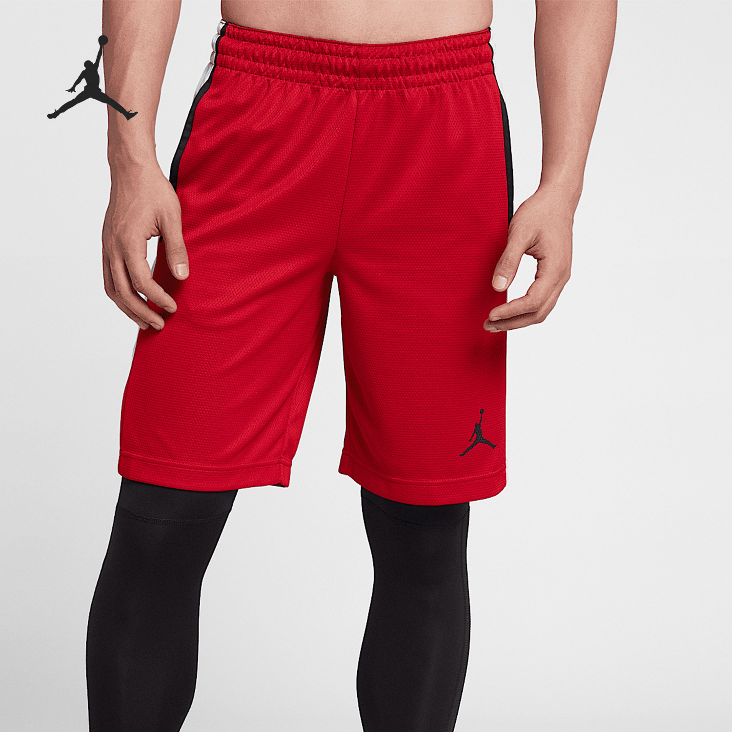 Nike/耐克正品JORDAN男士网面透气篮球运动短裤888377-687