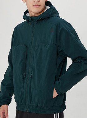 Adidas/阿迪达斯正品当季新款男子休闲运动外套 H38401