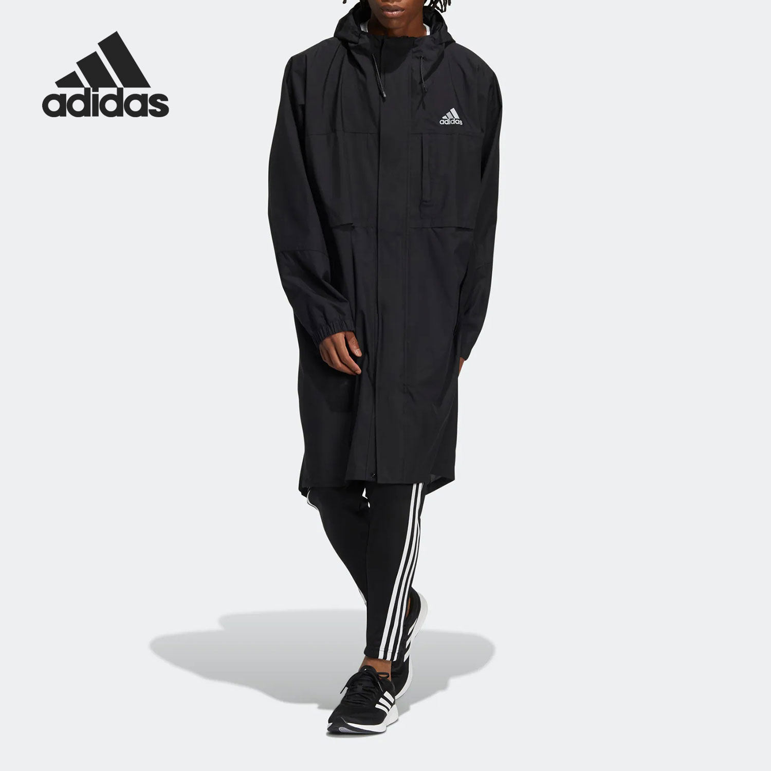 Adidas/阿迪达斯正品春季连帽中长款男子运动夹克外套HD0041,运动服/休闲服装,运动茄克/外套,淘宝优惠券,粉丝福利购,淘宝优惠卷