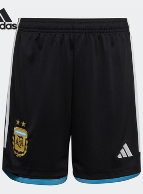 Adidas/阿迪达斯正品大童世界杯阿根廷队主场足球短裤HF1494