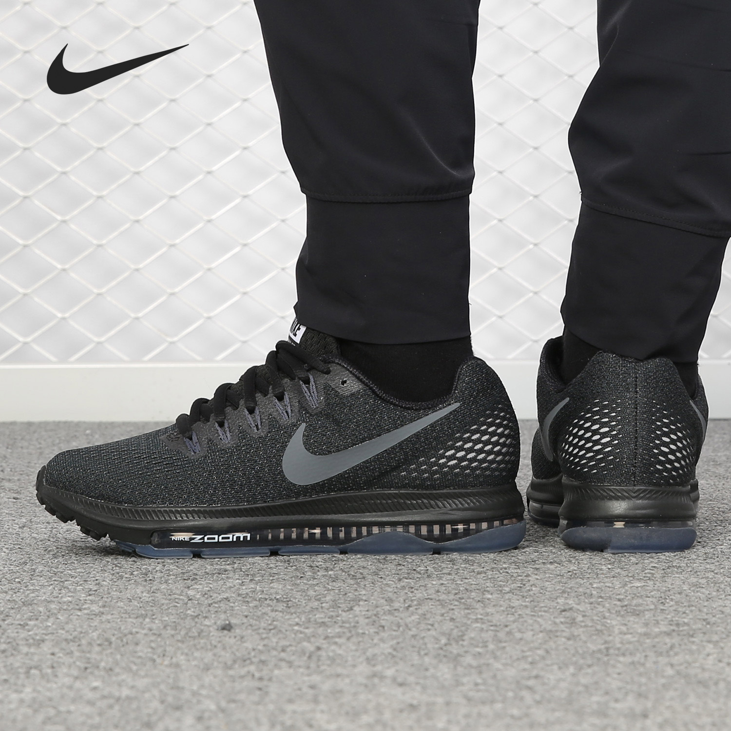 Nike/耐克正品春秋新款 Zoom 男女全掌气垫休闲跑步鞋878671