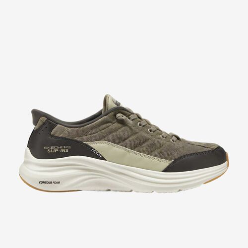 Skechers斯凯奇正品Slip-On Casual男款生活运动休闲鞋232618-OLV