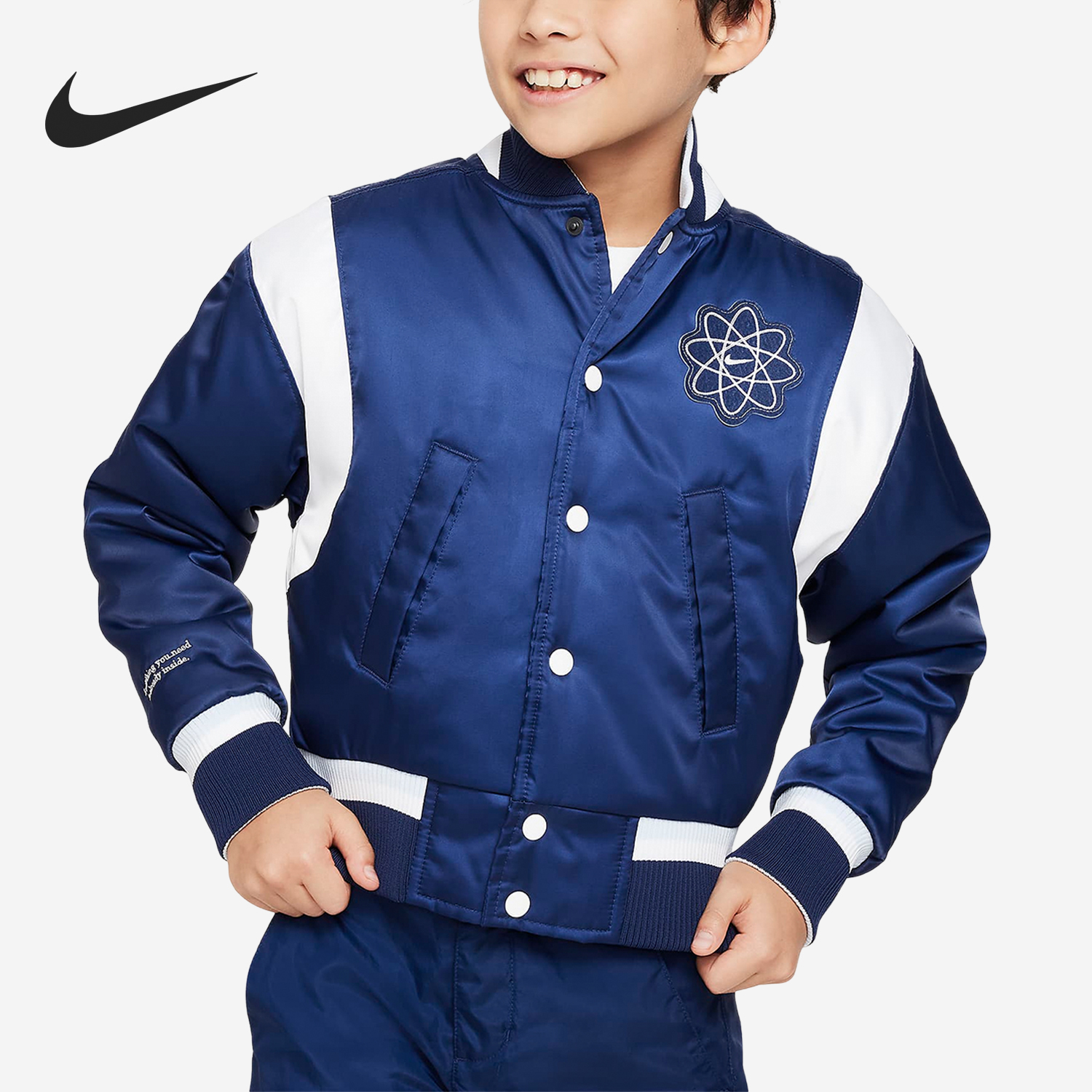 耐克正品大童复古运动外套
