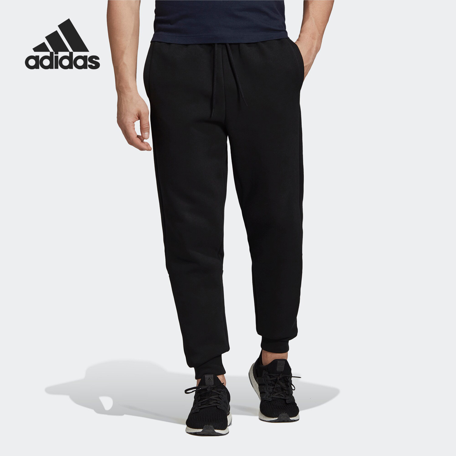 Adidas/阿迪达斯正品春季男子运动宽松透气针织休闲长裤 EB5270,运动服/休闲服装,运动长裤,淘宝优惠券,粉丝福利购,淘宝优惠卷