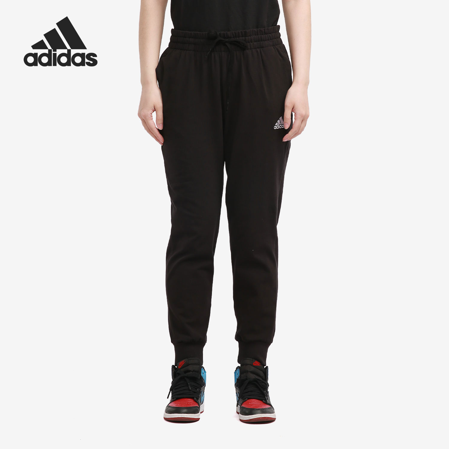 Adidas/阿迪达斯正品当季新款女子简约休闲运动九分裤GM5624