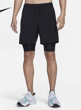 Nike/耐克正品Dri-FIT Unlimited 男士二合一短裤DV9335-010