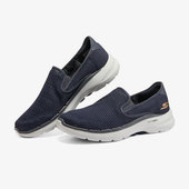 斯凯奇正品 WALK Skechers 6男子一脚蹬透气运动耐磨健步鞋