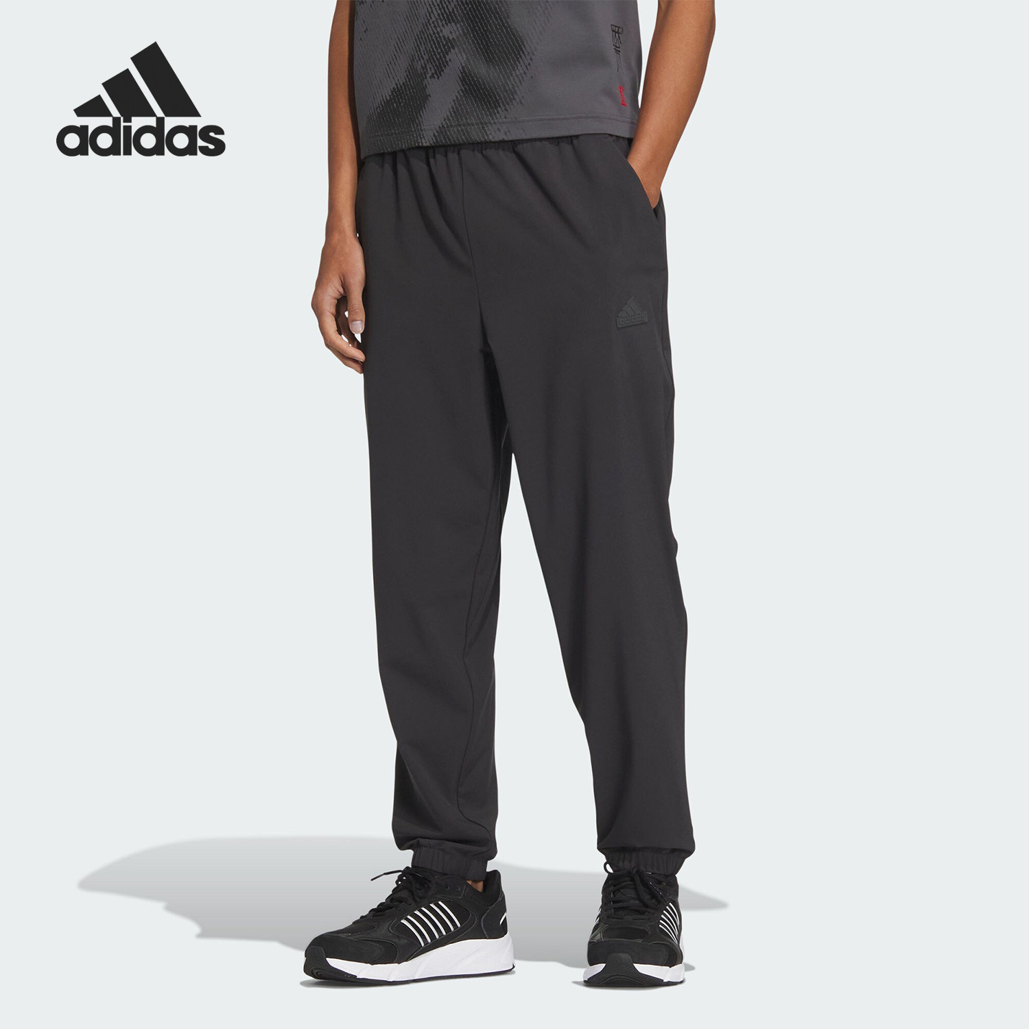 Adidas/阿迪达斯正品V LT WV PT男女款防晒束脚长裤JJ1301