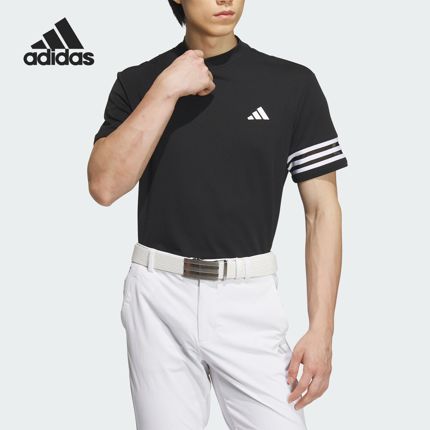 阿迪达斯男士高尔夫运动短袖T恤