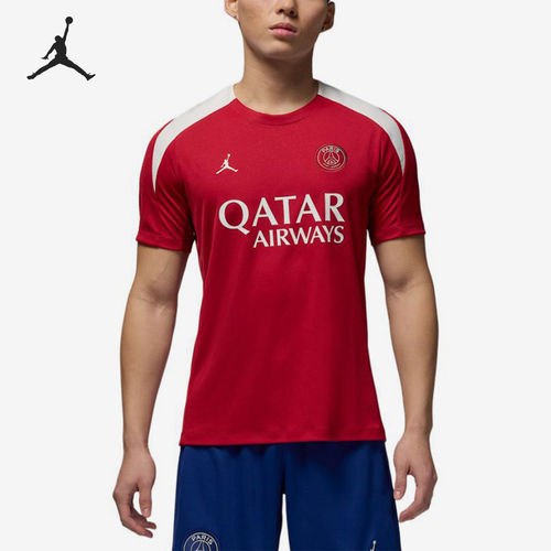 Nike耐克正品Jordan男STRIKEDri-FIT短袖休闲运动足球HJ3389-660