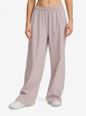 UA/安德玛正品Rival女子时尚简约梭织运动休闲长裤1386453-009