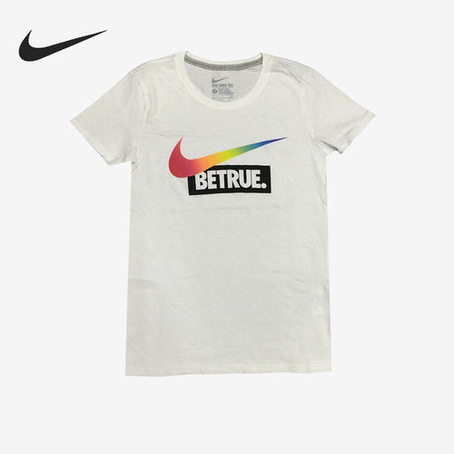 Nike/耐克正品BETRUE圆领套头短袖新款女短袖T恤AJ3323-100