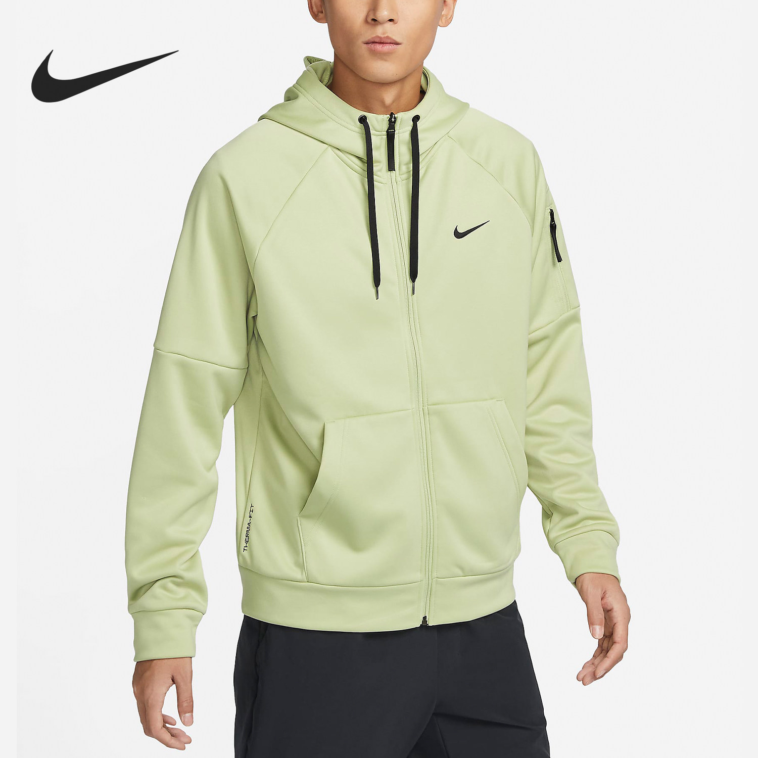 Nike/耐克正品当季新款男士针织加绒保暖连帽外套DQ4831-371