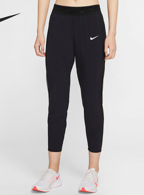 Nike/耐克正品女子中腰弹力跑步训练透气运动九分裤 CJ2260
