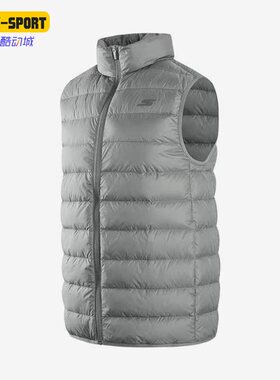 Skechers/斯凯奇正品冬季男子休闲运动保暖舒适羽绒马甲 P322M048