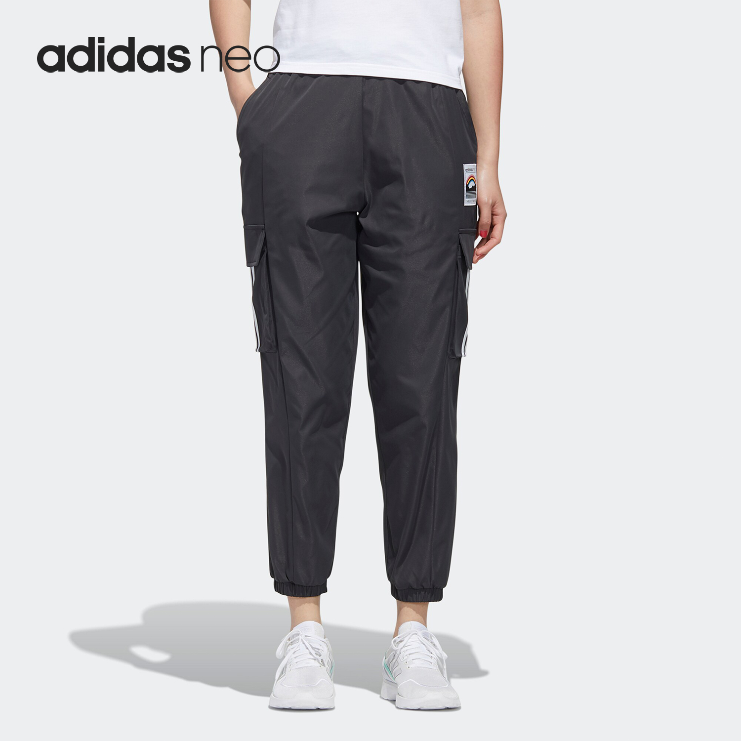 Adidas/阿迪达斯正品neo W SS OCT CARGO女子休闲运动裤 GL6071