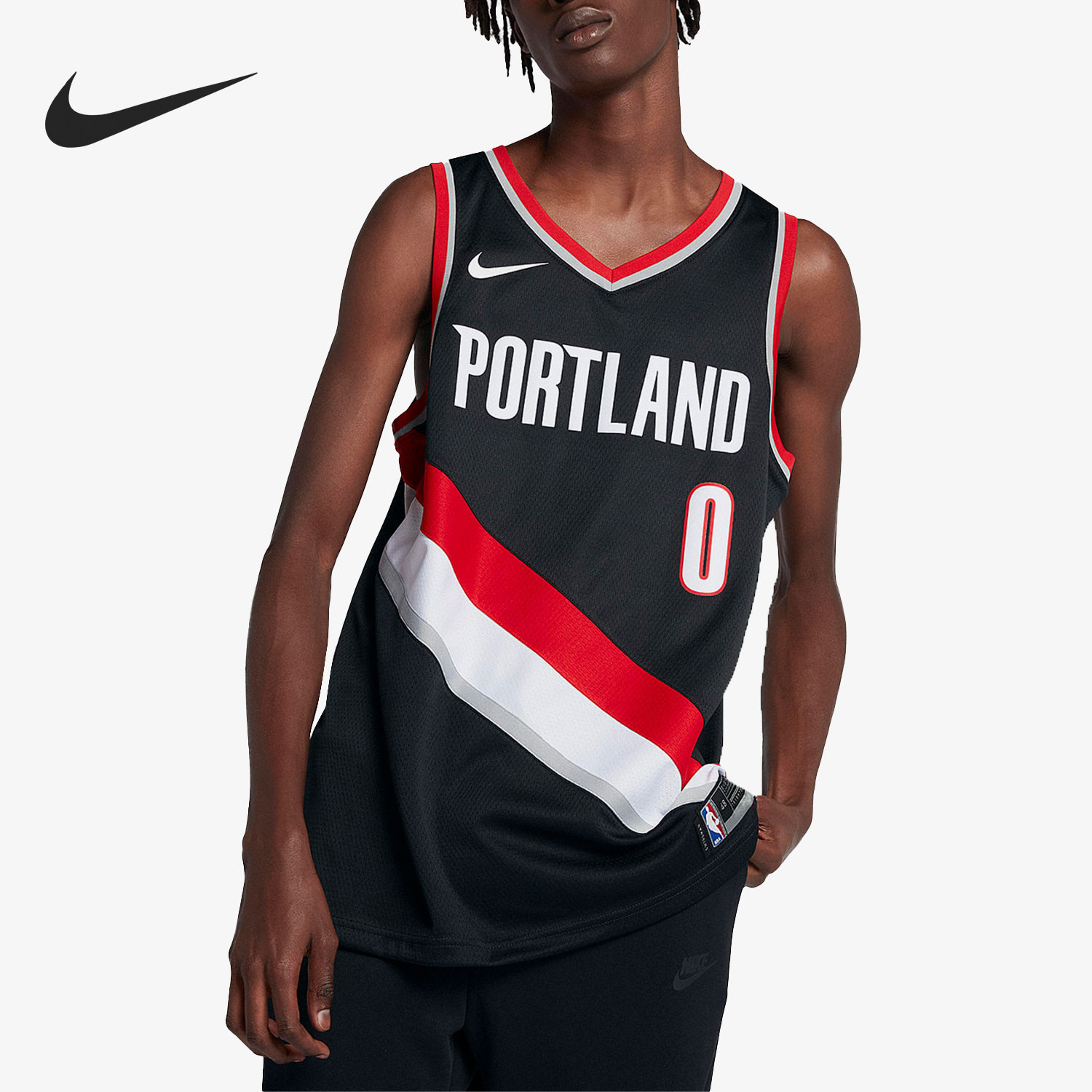 Nike/耐克正品2025 NBA男士篮球透气拼接背心T恤864505-010