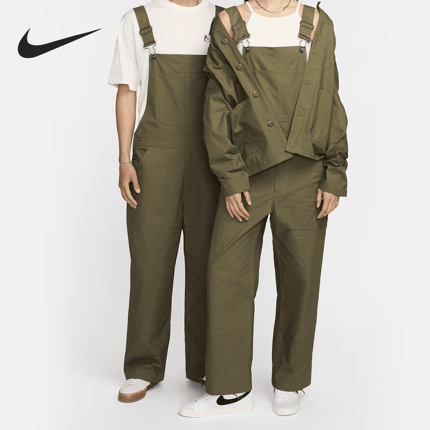 Nike/耐克正品当季新款男女运动复古工装休闲长裤FZ4090-222