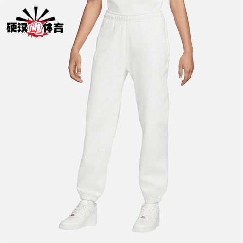 Nike/耐克正品Solo Swoosh女士休闲束脚简约针织长裤CW5565-121