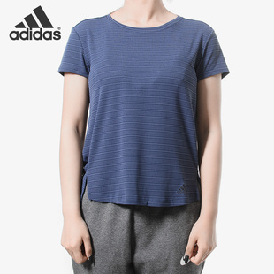 Adidas/阿迪达斯正品女子 当季新款运动透气短袖T恤CF4437 D93121