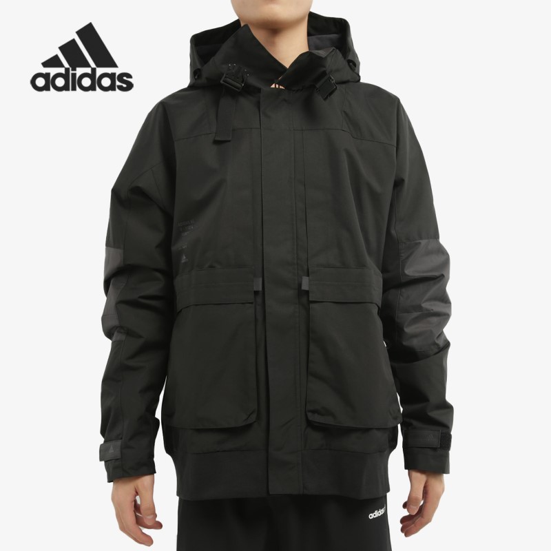 Adidas新款运动外套连帽休闲夹克