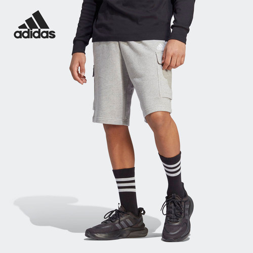 Adidas/阿迪达斯正品EsentialsEsentials新款男灰短裤HA4340
