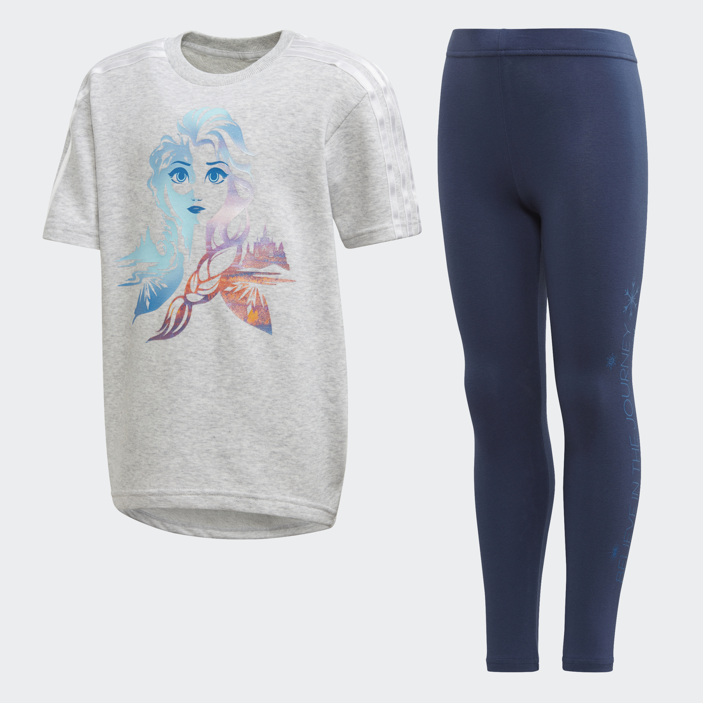 Adidas/阿迪达斯正品 夏季新款大童（女孩）运动套装 FM2872