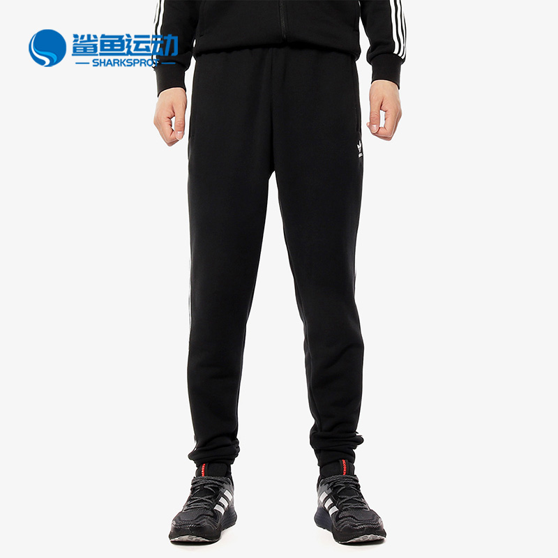Adidas/阿迪达斯正品夏季男子三条杠束脚裤休闲运动裤子 EC4710