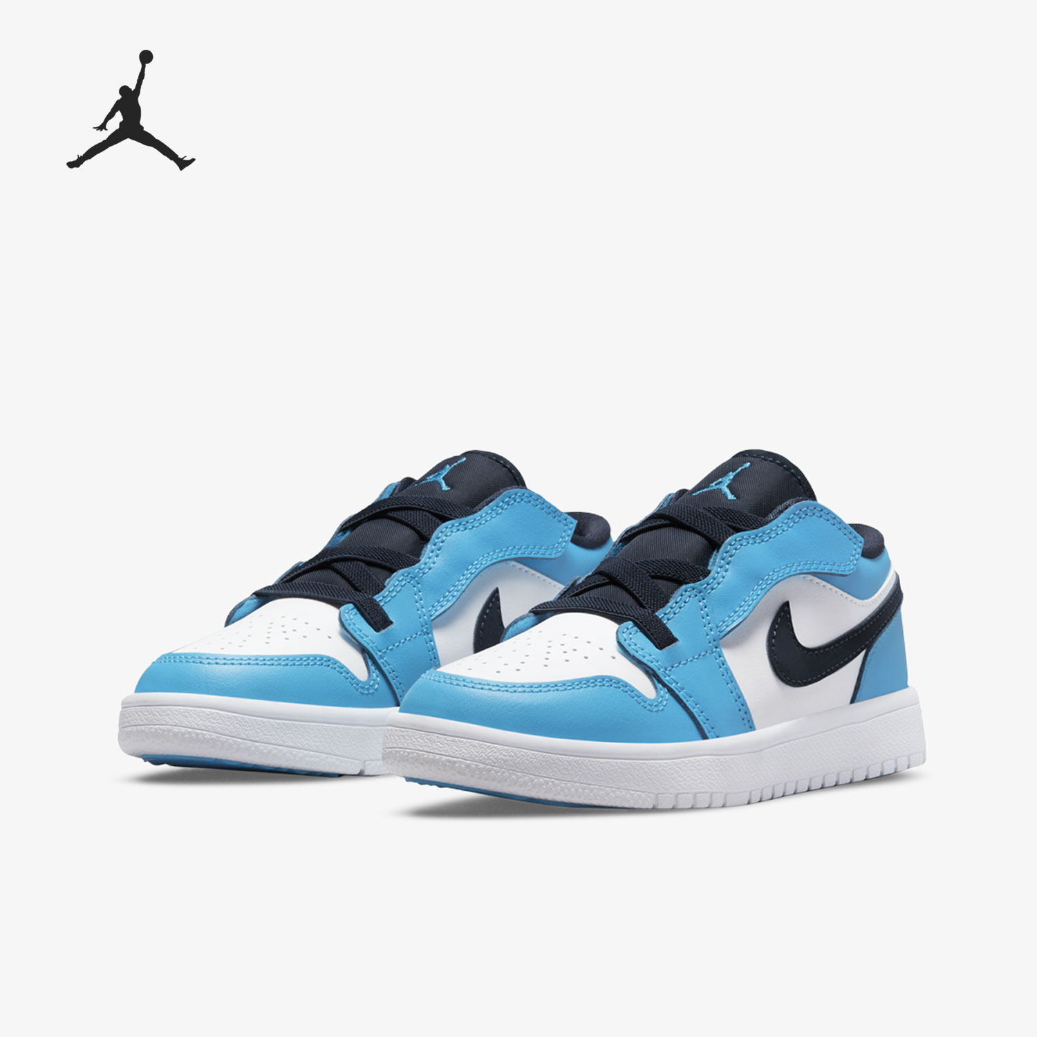 Nike/耐克正品当季新款低帮系带大童休闲运动鞋 BQ6066-144
