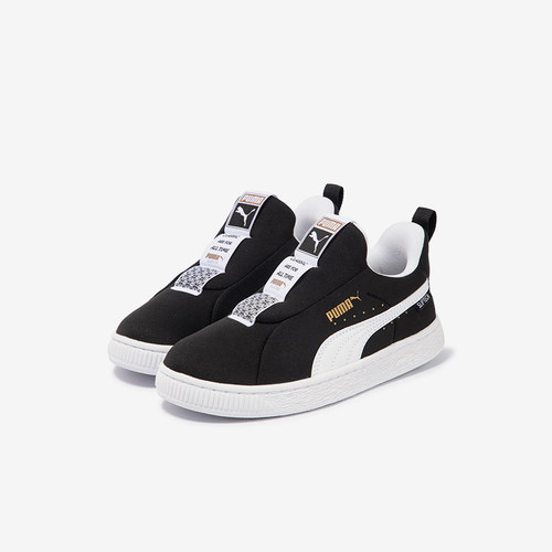 Puma/彪马正品时尚小童复古休闲一脚蹬耐穿透气低帮简约板鞋