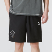 彪马正品 682348 2024夏季 简约梭织运动休闲短裤 男士 Puma