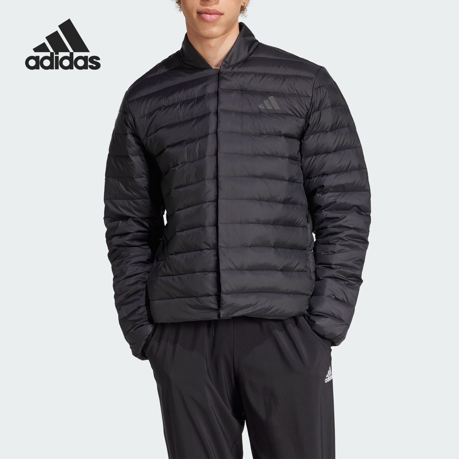 Adidas/阿迪达斯正品新款男士轻薄保暖运动休闲羽绒服JM1237