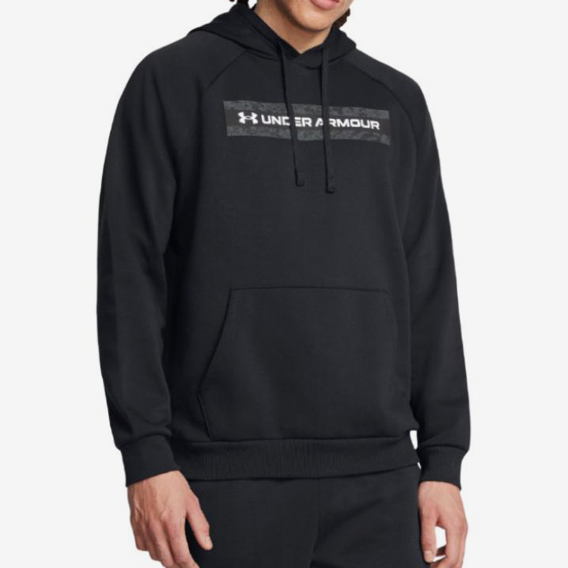 UA/安德玛正品Rival男士字母抓绒连帽休闲运动卫衣1386595-001,运动服/休闲服装,运动卫衣/套头衫,淘宝优惠券,粉丝福利购,淘宝优惠卷
