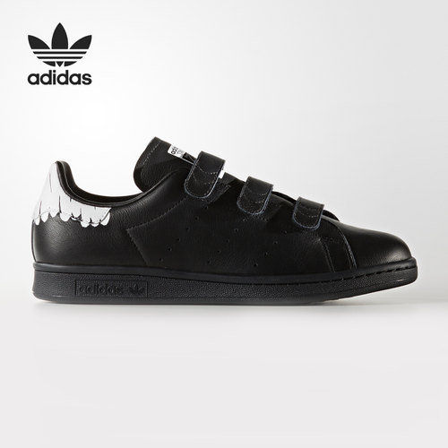 Adidas/阿迪达斯正品三叶草男女魔术贴扣带休闲板鞋 BY2974