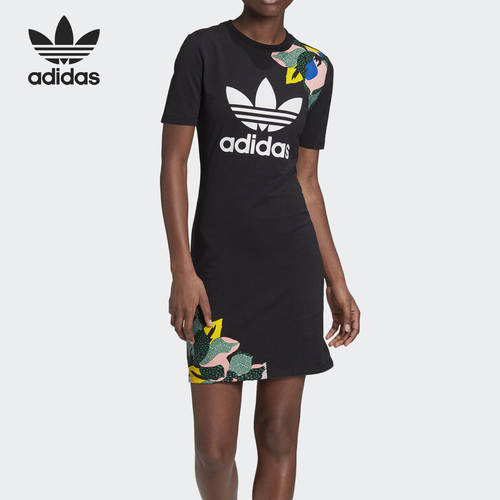 Adidas/阿迪达斯正品三叶草当季新款女子休闲运动连衣裙 GC6829