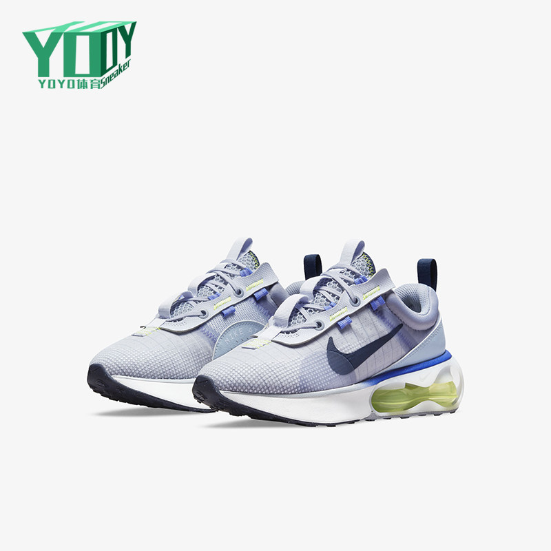 Nike/耐克正品AirMax空新款女白蓝色低帮经典透气篮球鞋DA319-02