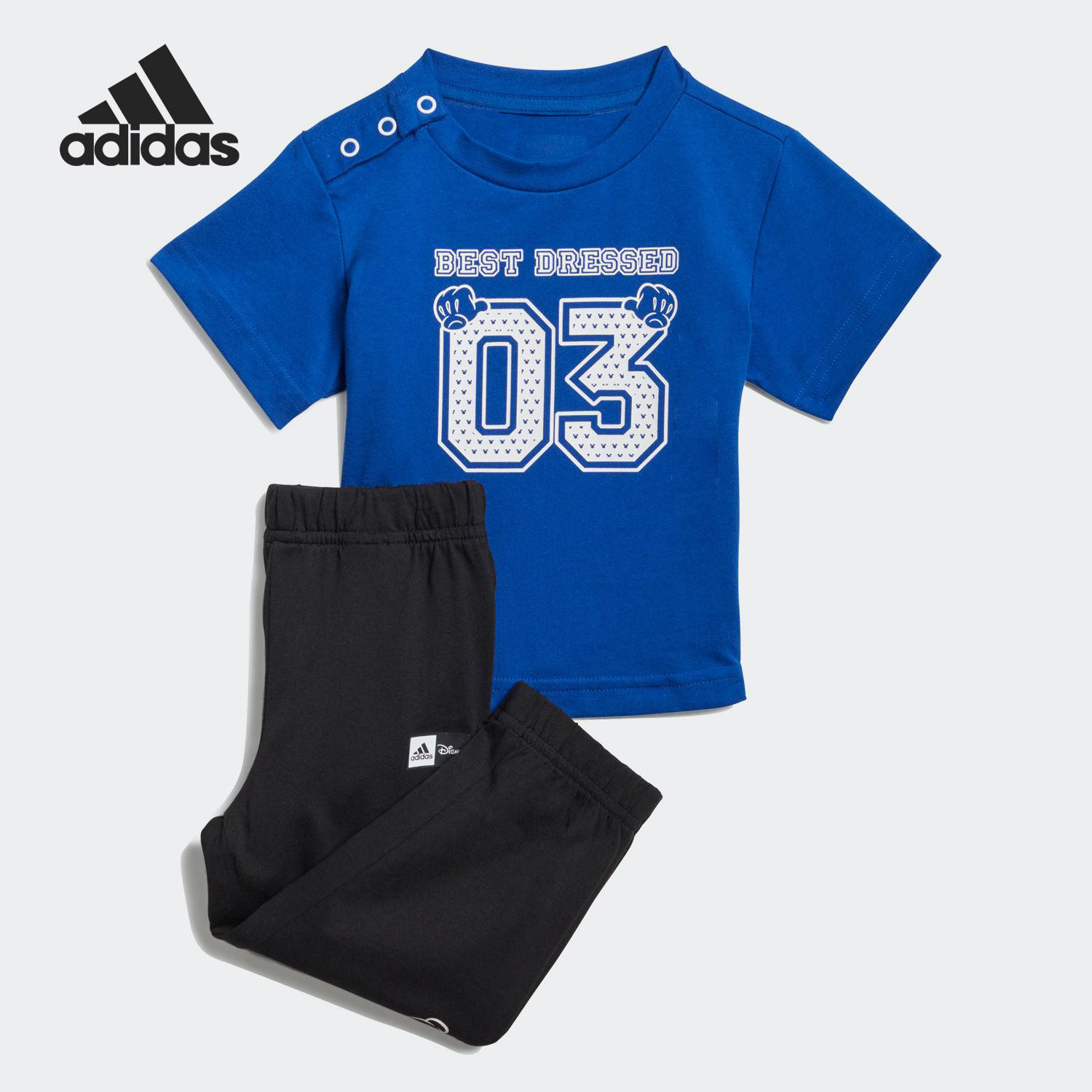Adidas/阿迪达斯正品当季新款迪士尼联名系列运动短袖套装 GN4928