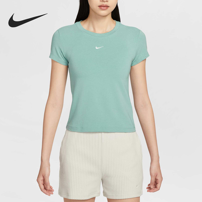 Nike/耐克正品夏季女士修身简约经典透气短袖T恤FV5509-018