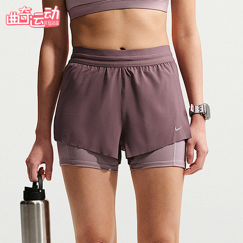 Nike/耐克正品2026年新款女士二合一轻盈经典跑步短裤HJ5377-502