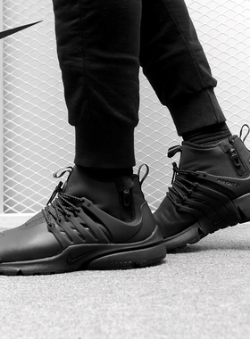 Nike/耐克正品 AIR PRESTO MID 黑武士机能中帮气垫休闲鞋 859524