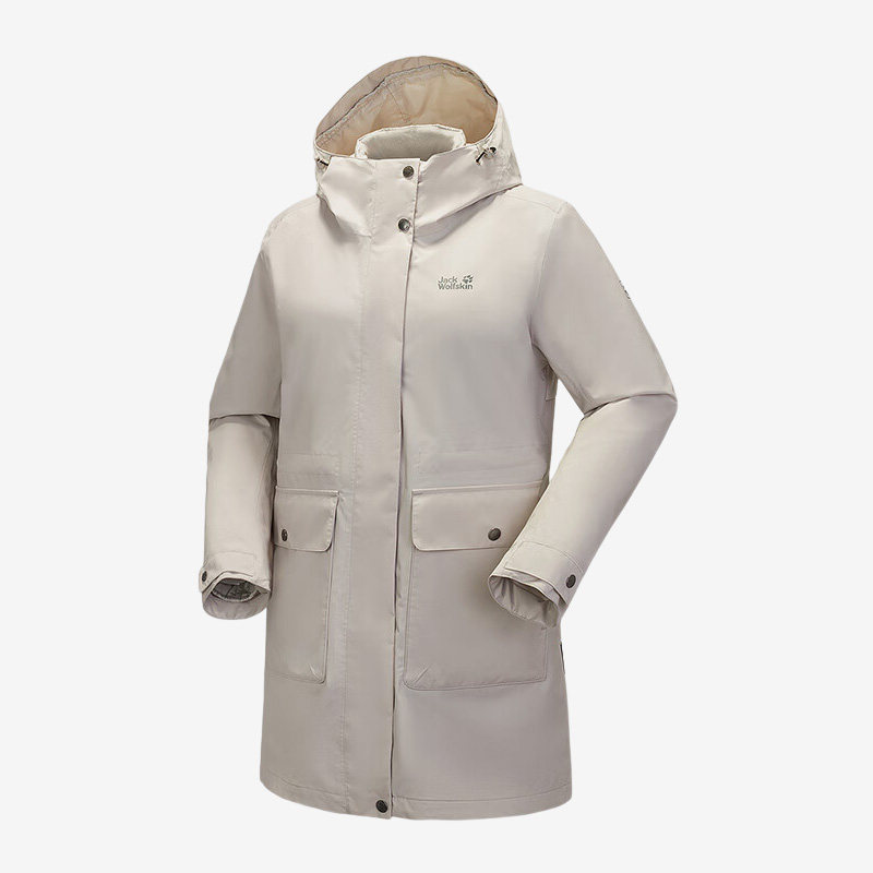 Jack wolfskin/狼爪正品冬季女子户外冲锋衣三合一5120142