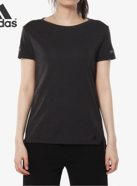 Adidas/阿迪达斯正品女子排汗透气训练运动短袖T恤 EI6380