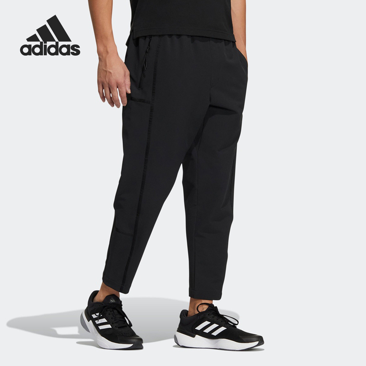 Adidas/阿迪达斯正品冬季新款男子武极运动休闲长裤 HN8961,运动服/休闲服装,运动长裤,淘宝优惠券,粉丝福利购,淘宝优惠卷