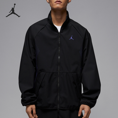 Nike/耐克正品JORDAN男士梭织双向拉链立领外套HF9886-013