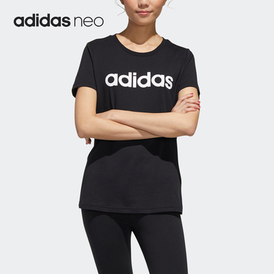 阿迪达斯正品女士运动短袖