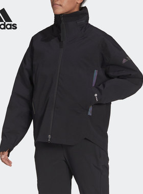 Adidas/阿迪达斯正品TERREX女子户外防水运动连帽夹克 H65706