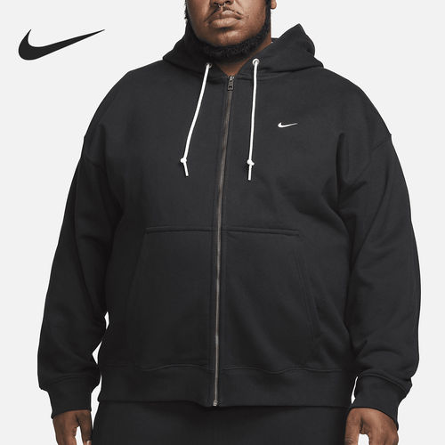Nike/耐克正品Solo Swoosh男士开襟连帽宽松外套DR0403-010