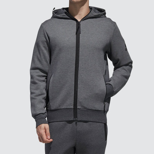 Adidas/阿迪达斯正品Htt Double Knit男士针织连帽夹克DW4594