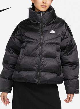 Nike/耐克 正品当季新款女子运动保暖加厚立领棉服DQ6889-010